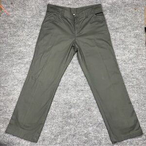 Olive Green Casual Pants